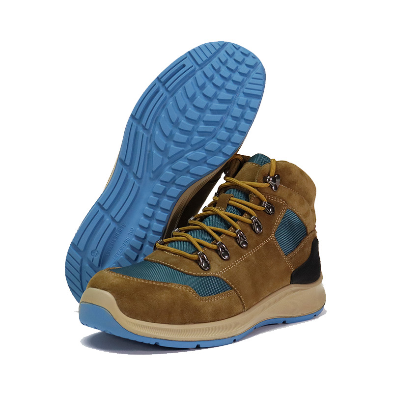 Gummi yttersula Mocka Nylon tyg arbetsskor